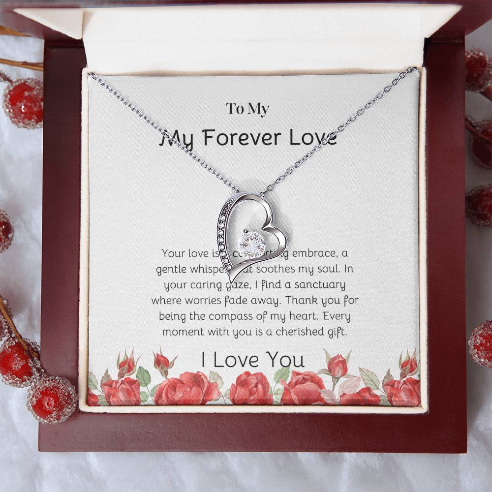 Girlfriend Forever Love Knot Necklace | Elegant Gift for Girlfriend - SOUVMOUR