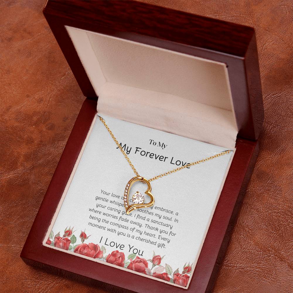 Girlfriend Forever Love Knot Necklace | Elegant Gift for Girlfriend - SOUVMOUR