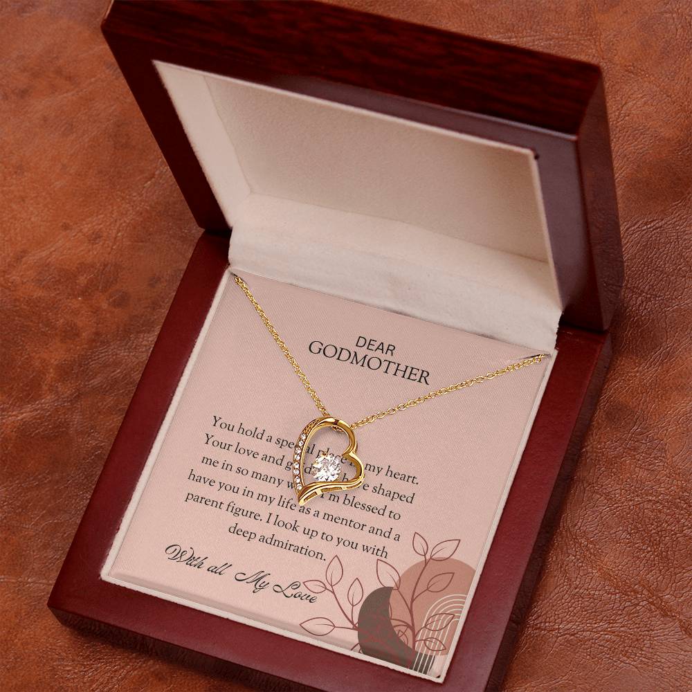 Special Gift for My Godmother, Forever Love Pendant | Godmother Necklace (Necklace Only)