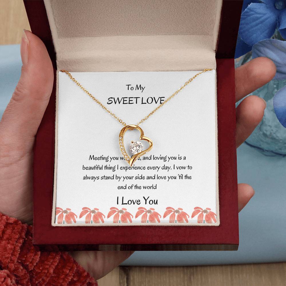 Forever Love Knot Necklace for Girlfriend | Timeless Gift for Her - SOUVMOUR