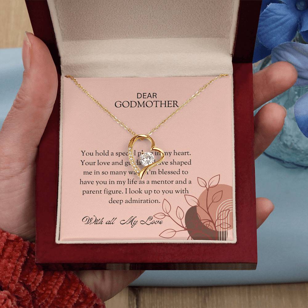 Special Gift for My Godmother, Forever Love Pendant | Godmother Necklace (Necklace Only)