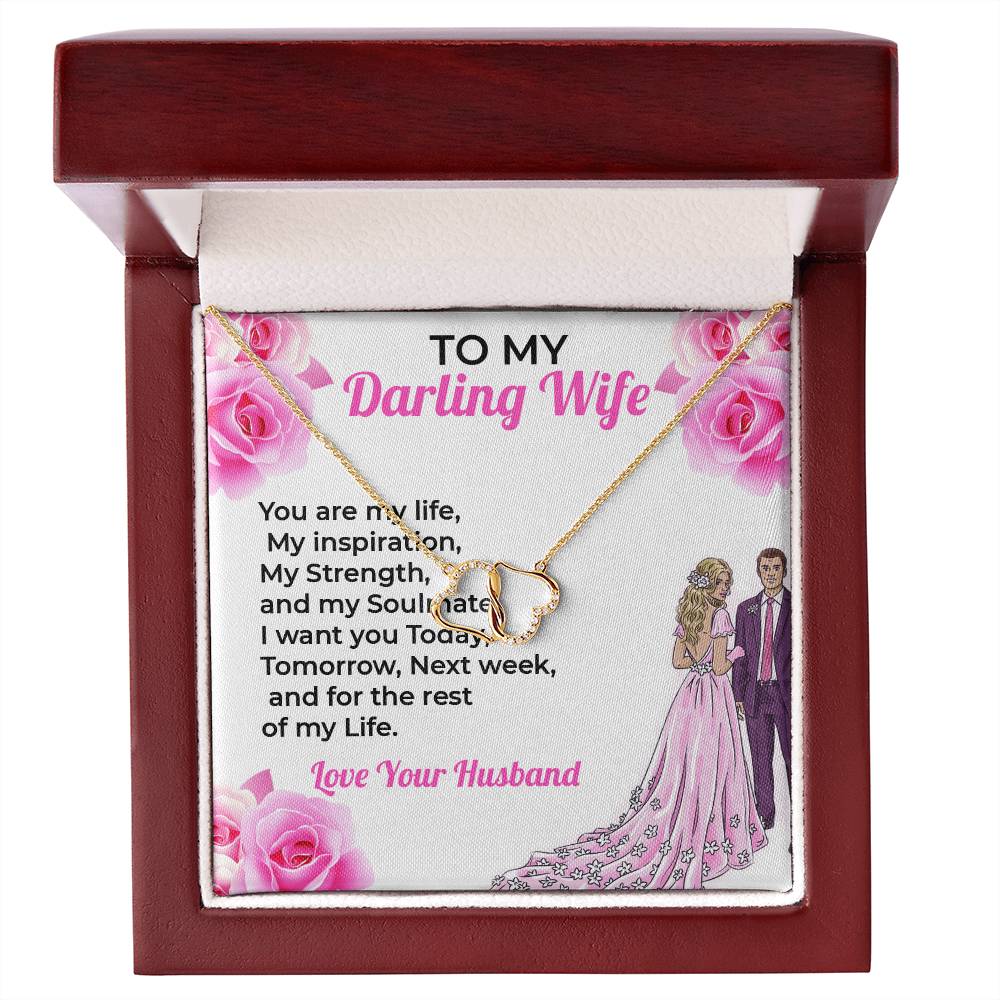 To My Darling Wife, My Life - Stunning Everlasting Love Jewelry for Wife