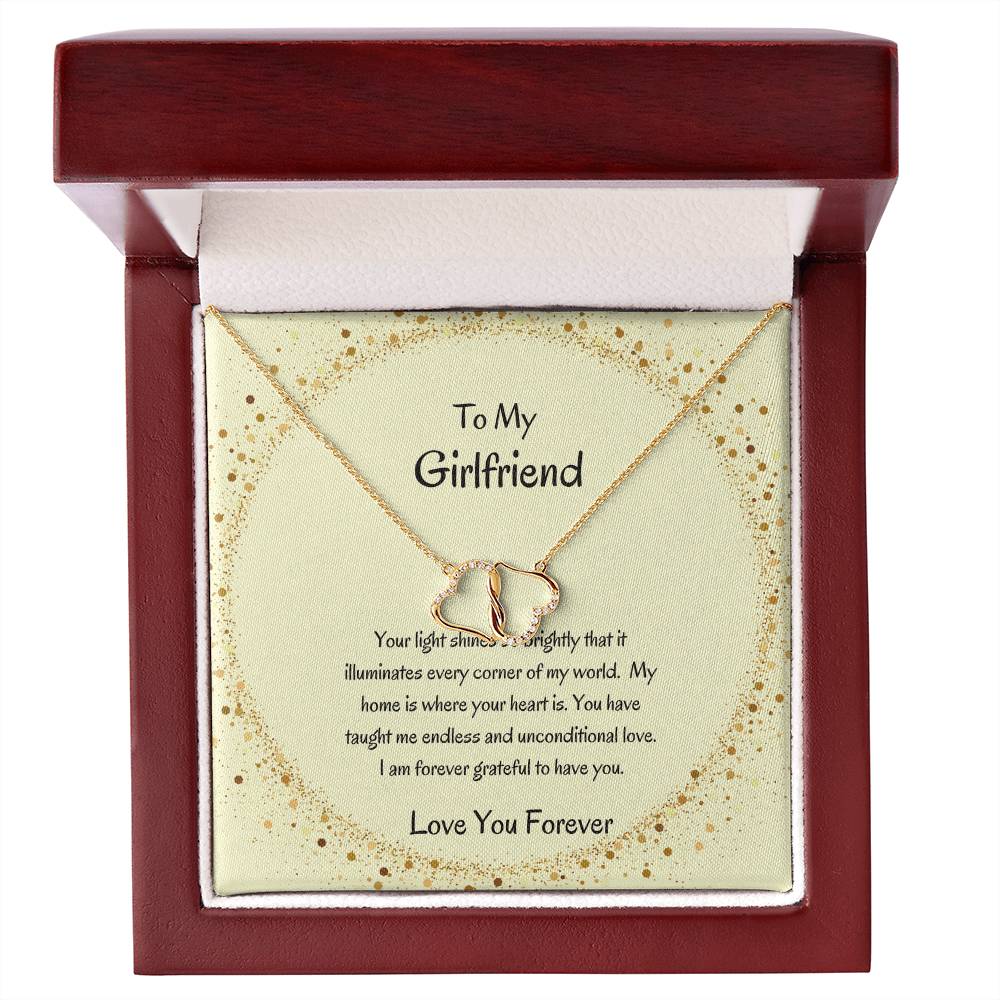 Heart Necklace for Her | Heart-Shaped Necklace for Girlfriend - SOUVMOUR