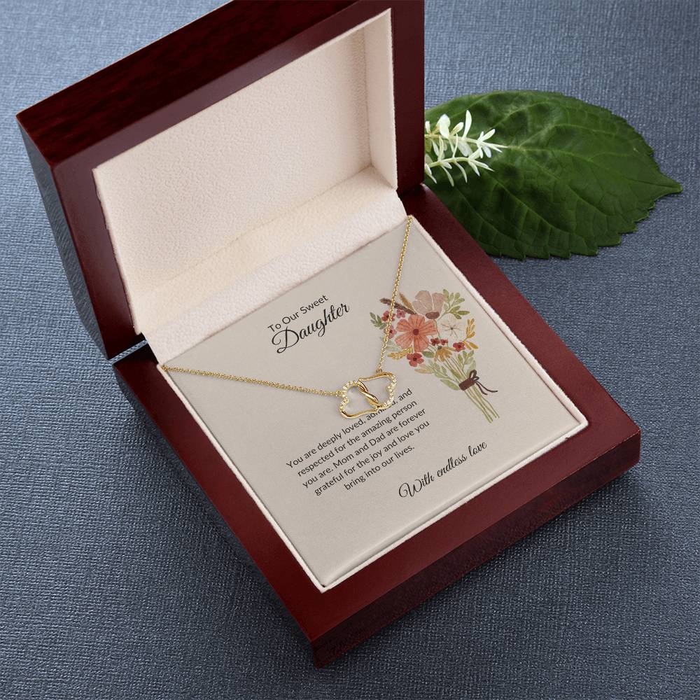 To My Sweet Daughter - Everlasting Love Necklace | Timeless Gift of Love