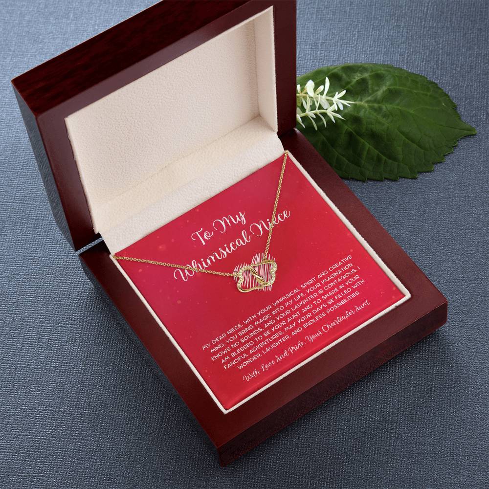 To My Whimsical Niece - From Aunt to Niece The Everlasting Love Necklace - SOUVMOUR