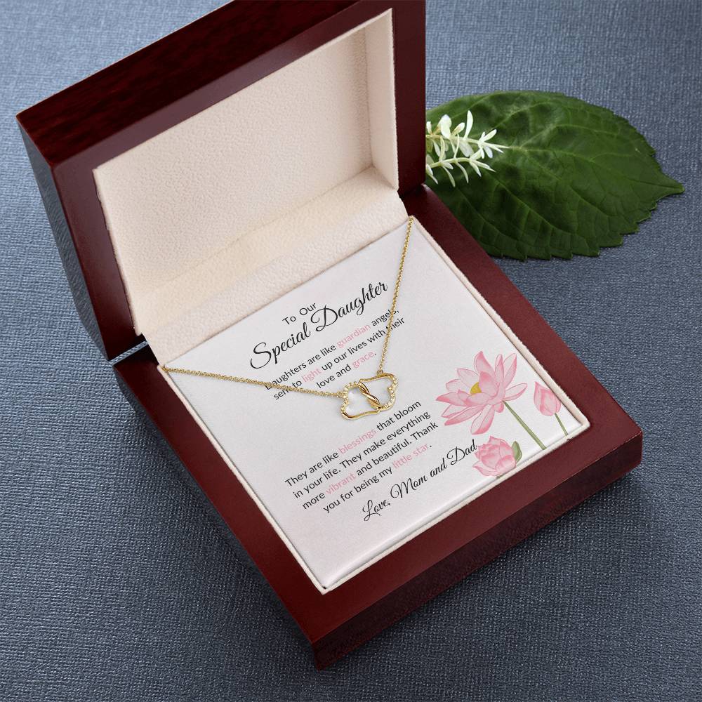 To My Special Daughter - Everlasting Love Necklace | Unbreakable Bond Necklace For Daughter