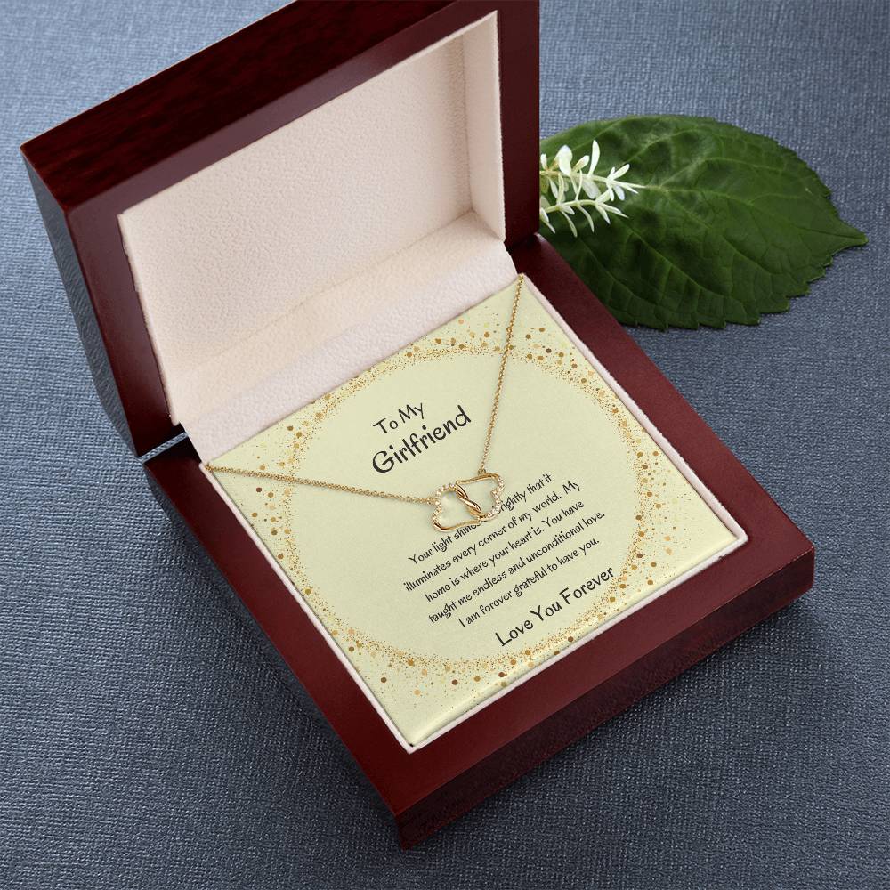 Heart Necklace for Her | Heart-Shaped Necklace for Girlfriend - SOUVMOUR