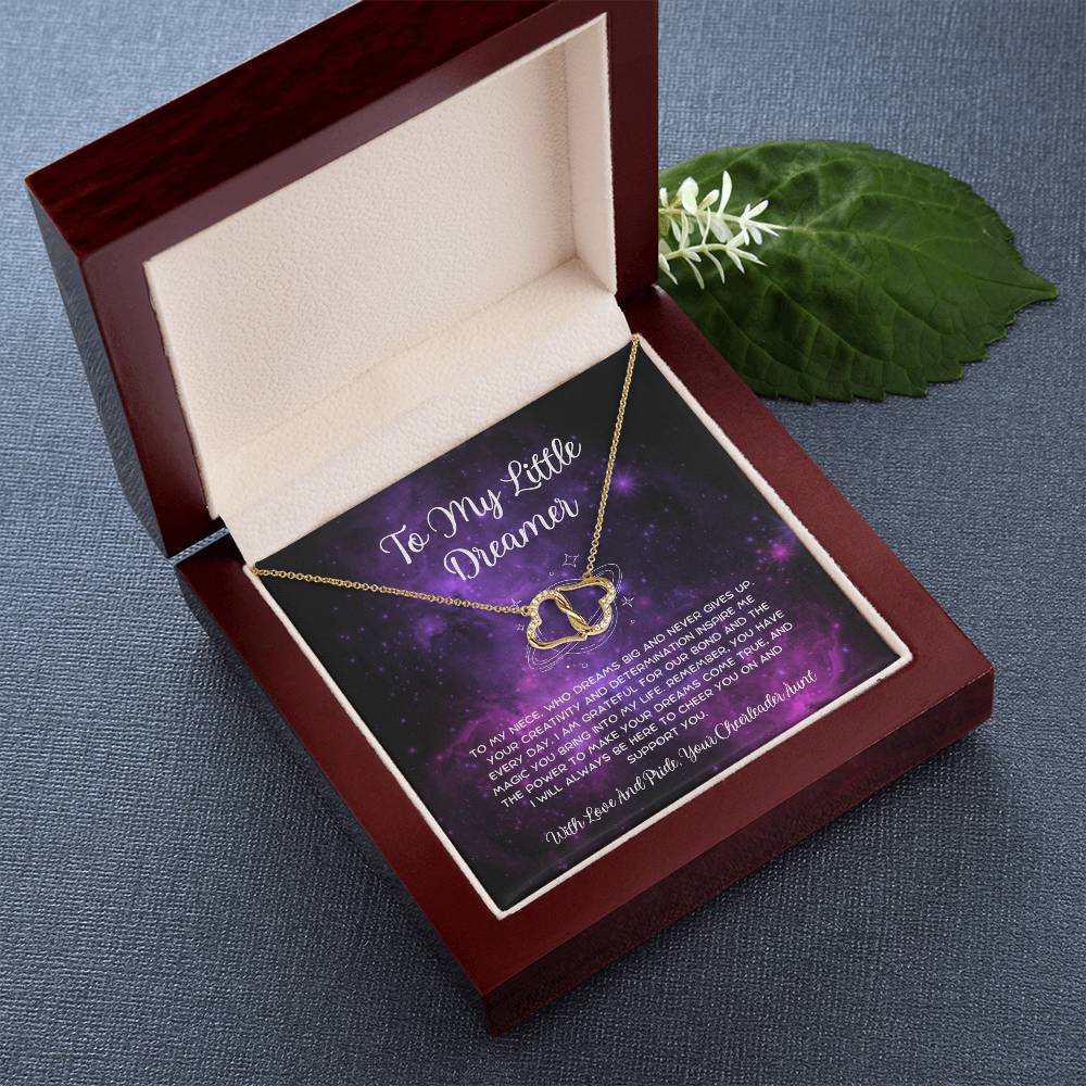 To My Little Dreamer - From Aunt to Niece The Everlasting Love Necklace - SOUVMOUR