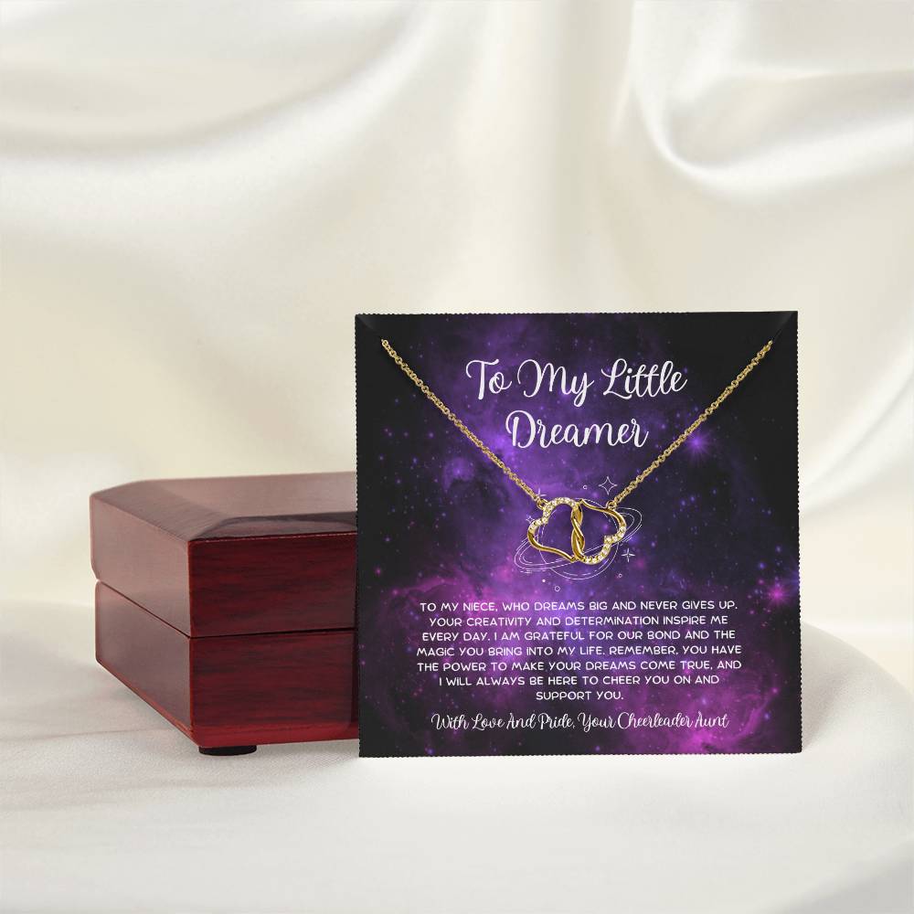 To My Little Dreamer - From Aunt to Niece The Everlasting Love Necklace - SOUVMOUR