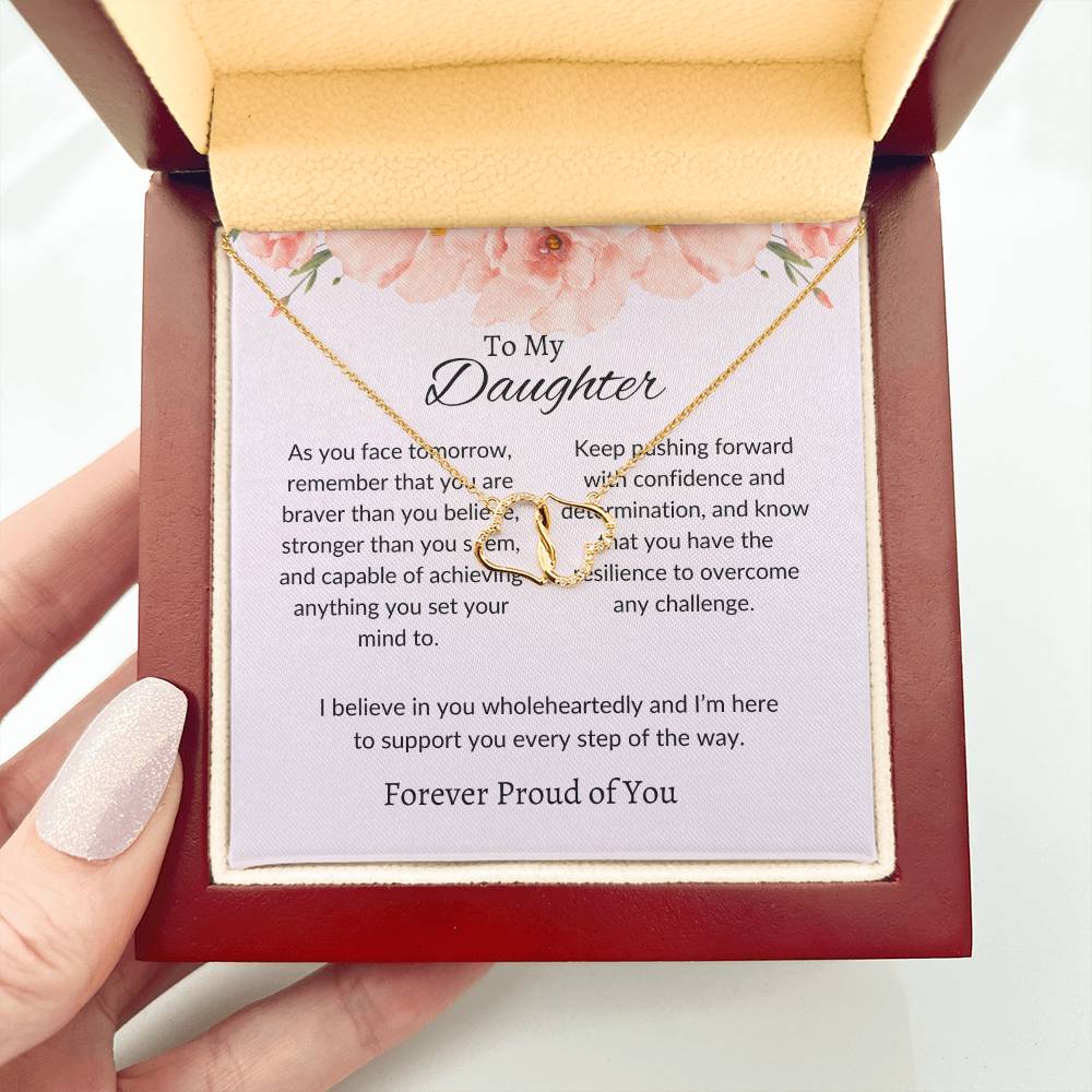 To My Daughter - Everlasting Love Necklace | Unbreakable Bond Gift