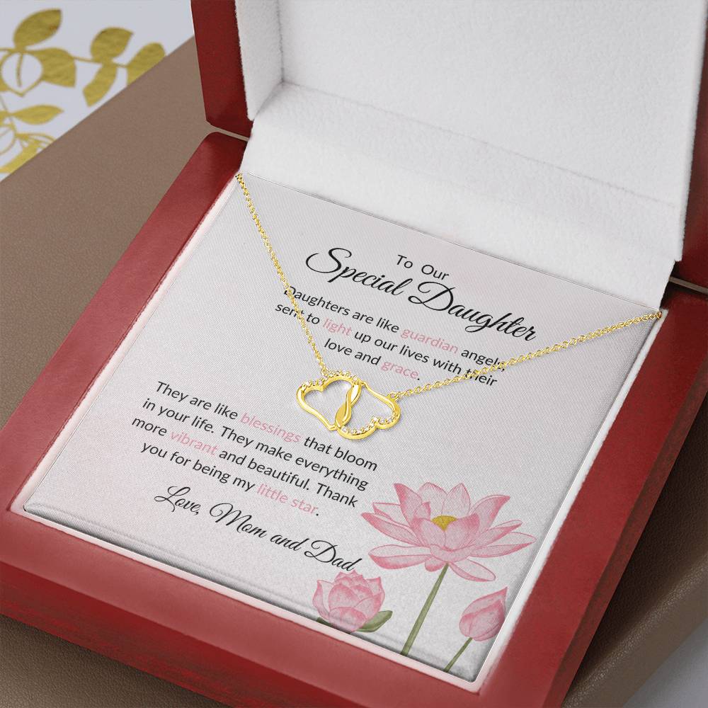 To My Special Daughter - Everlasting Love Necklace | Unbreakable Bond Necklace For Daughter