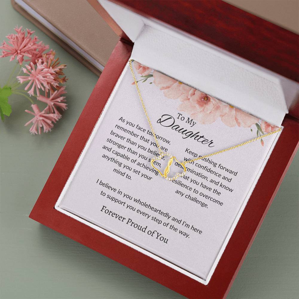 To My Daughter - Everlasting Love Necklace | Unbreakable Bond Gift