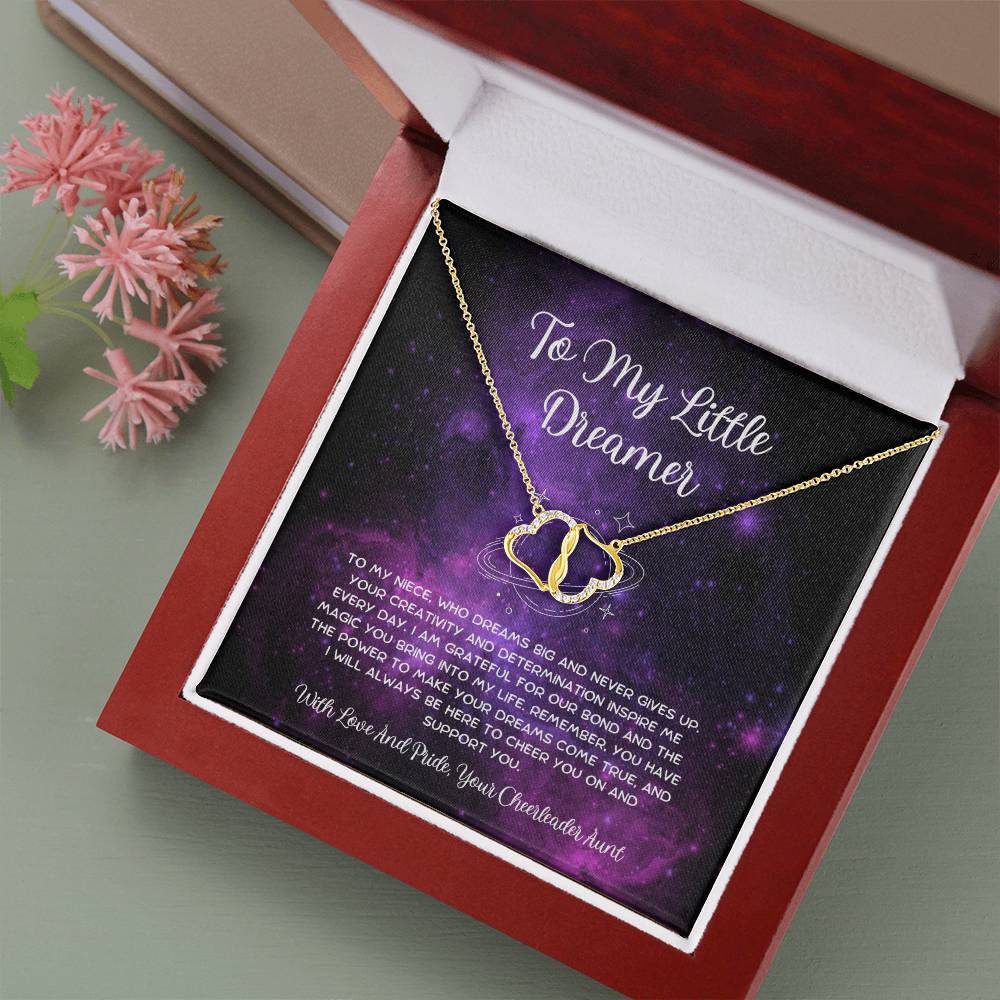 To My Little Dreamer - From Aunt to Niece The Everlasting Love Necklace - SOUVMOUR