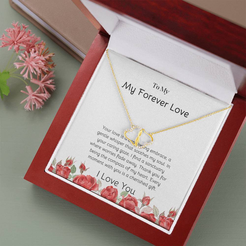 Girlfriend Necklace | Romantic Heart Pendant Gift for Her - SOUVMOUR