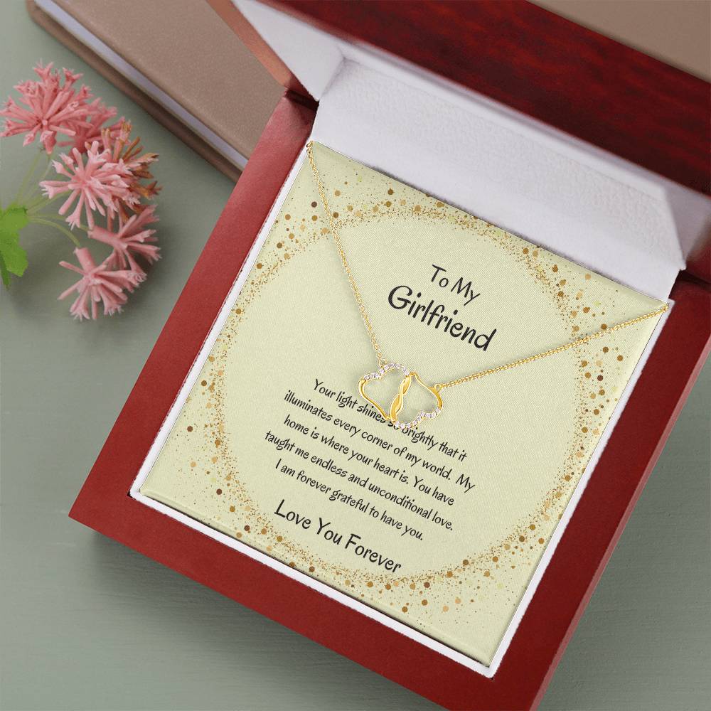 Heart Necklace for Her | Heart-Shaped Necklace for Girlfriend - SOUVMOUR