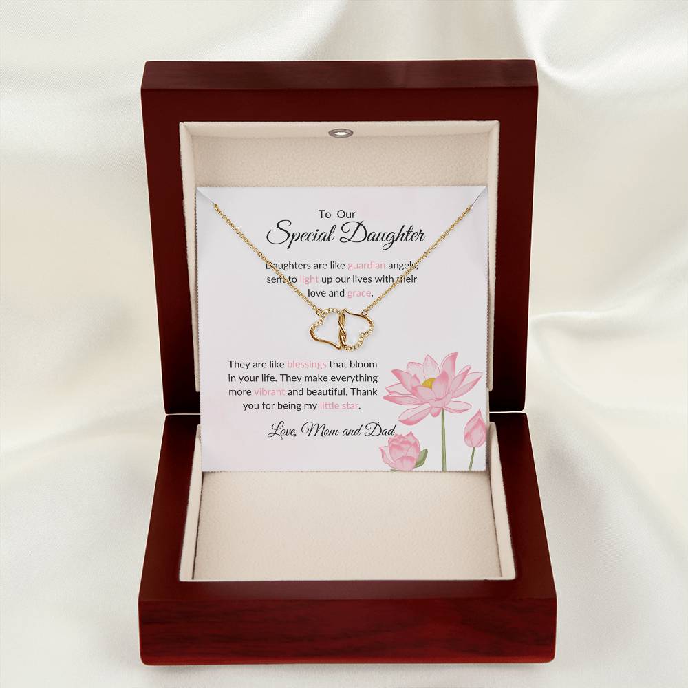 To My Special Daughter - Everlasting Love Necklace | Unbreakable Bond Necklace For Daughter