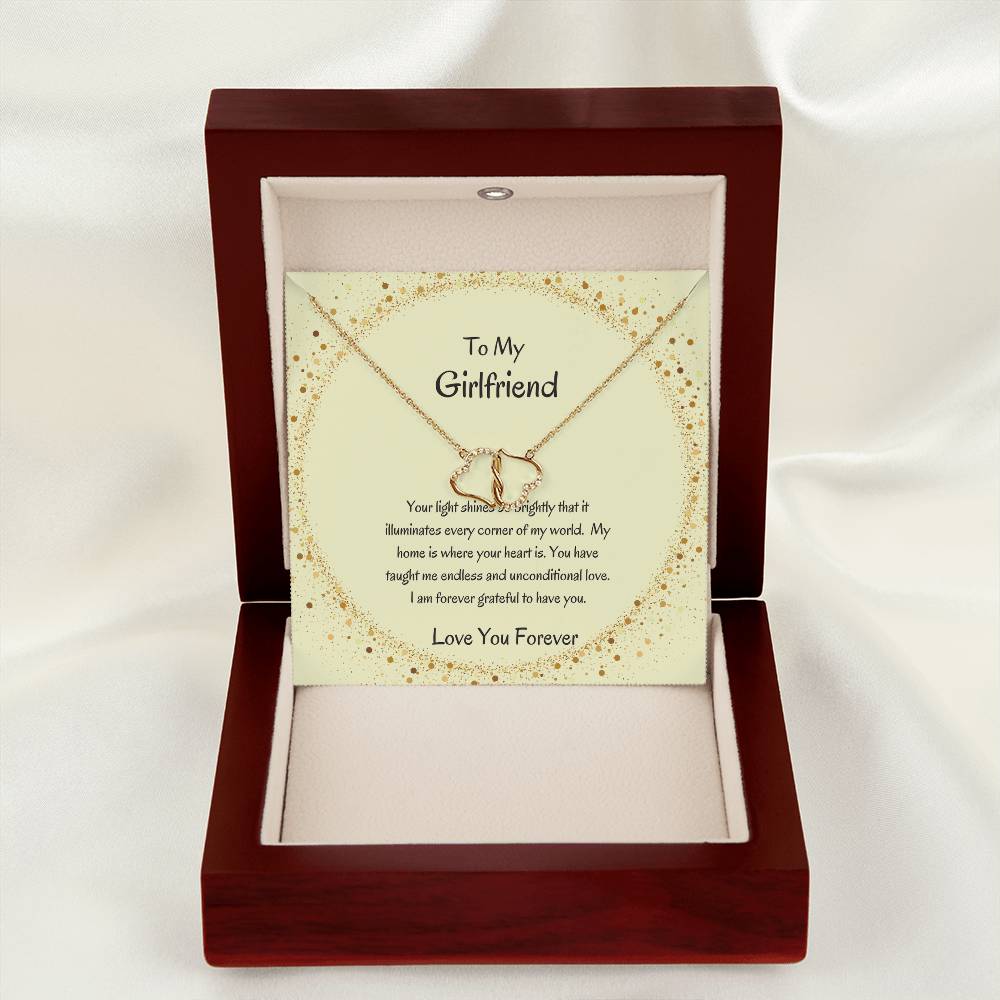 Heart Necklace for Her | Heart-Shaped Necklace for Girlfriend - SOUVMOUR