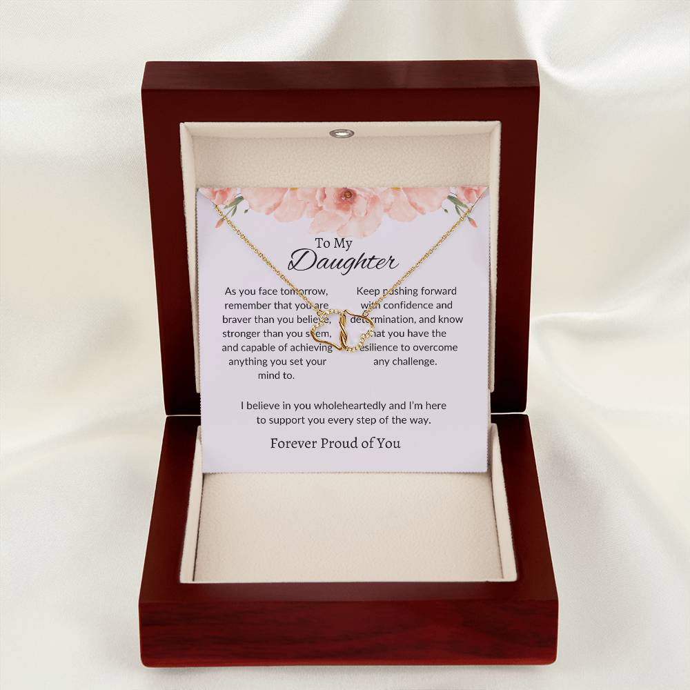 To My Daughter - Everlasting Love Necklace | Unbreakable Bond Gift