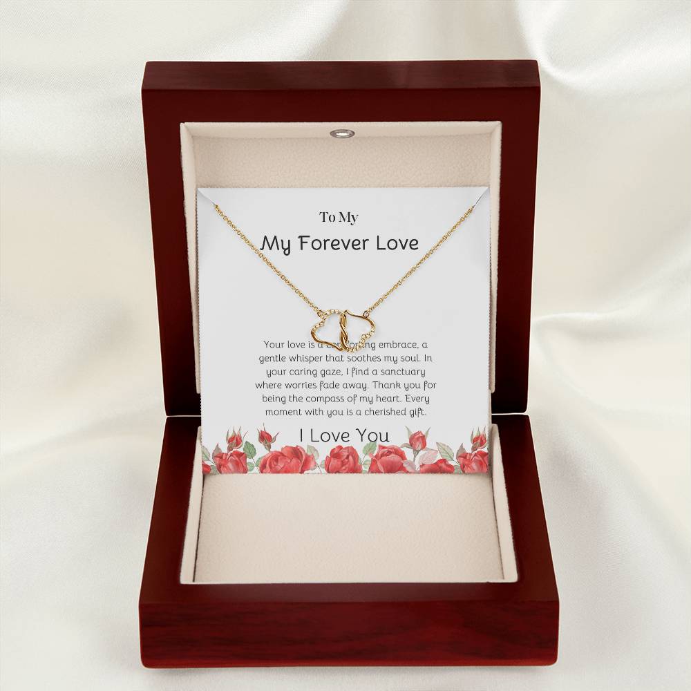 Girlfriend Necklace | Romantic Heart Pendant Gift for Her - SOUVMOUR
