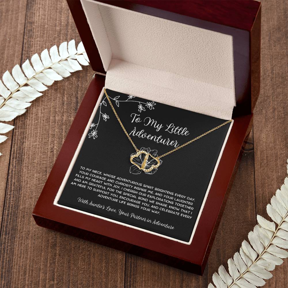 To My Little Adventurer - From Aunt to Niece The Everlasting Love Necklace - SOUVMOUR