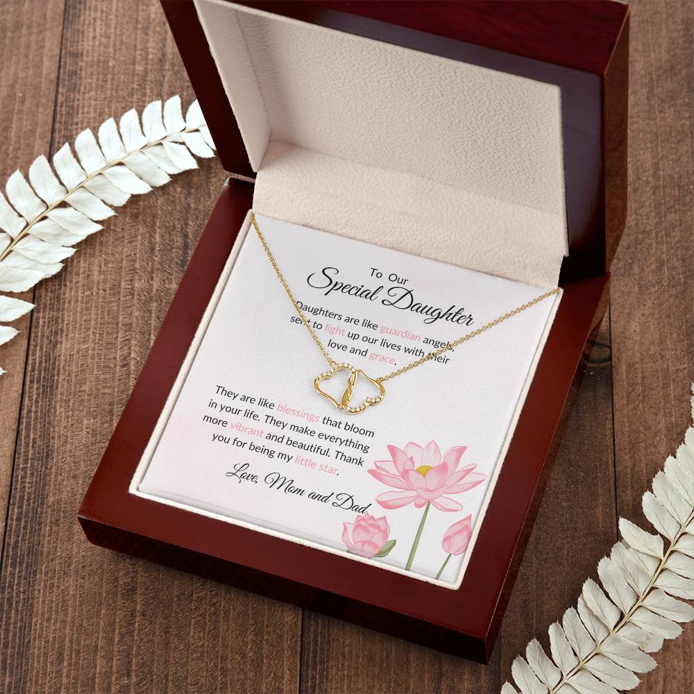 To My Special Daughter - Everlasting Love Necklace | Unbreakable Bond Necklace For Daughter
