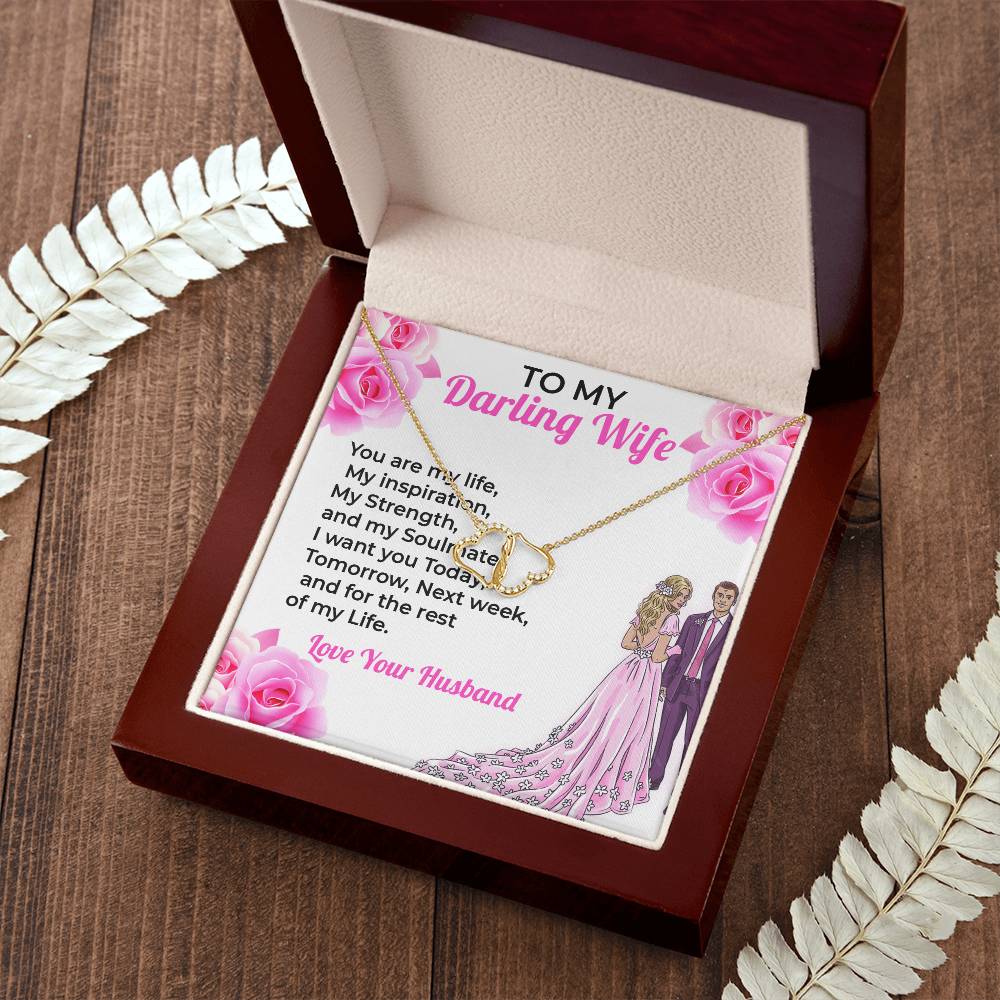 To My Darling Wife, My Life - Stunning Everlasting Love Jewelry for Wife