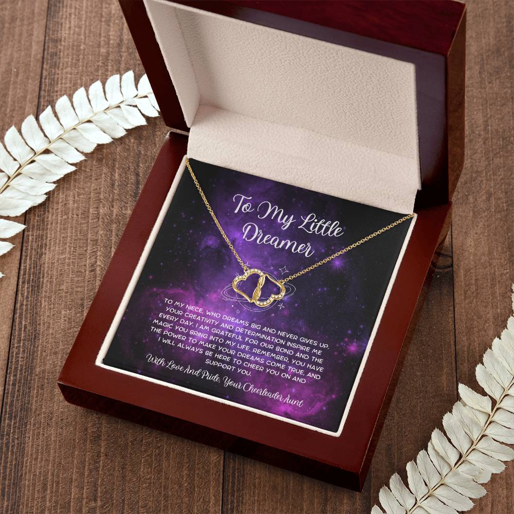 To My Little Dreamer - From Aunt to Niece The Everlasting Love Necklace - SOUVMOUR