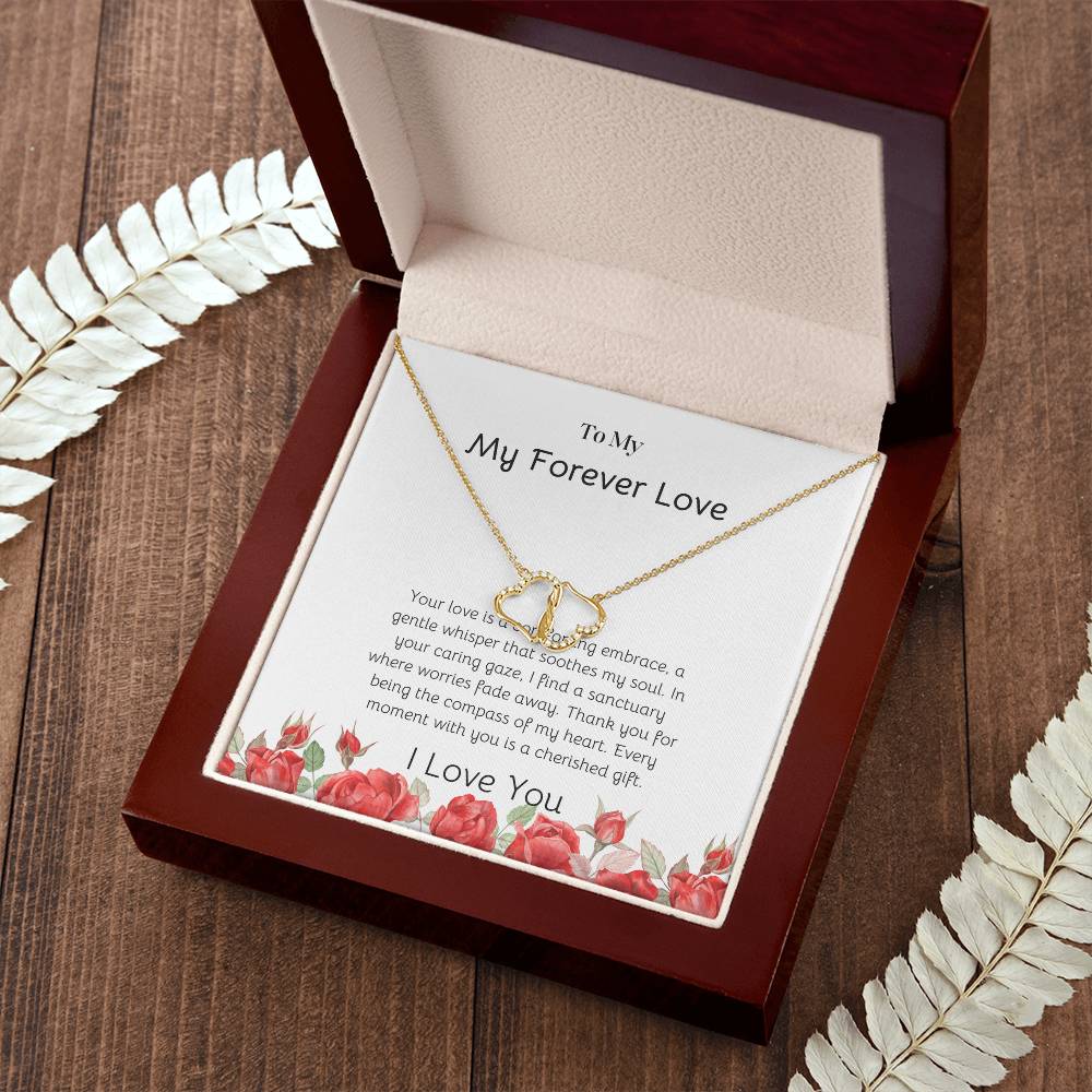 Girlfriend Necklace | Romantic Heart Pendant Gift for Her - SOUVMOUR
