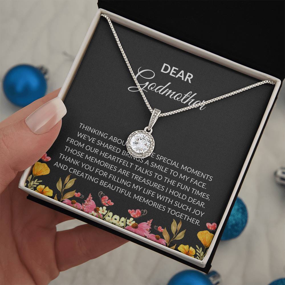 For My Dear Godmother, Eternal Hope Pendant | Godmother Necklace (Necklace Only)