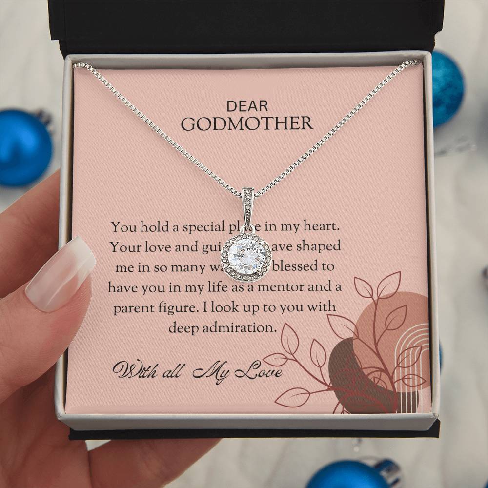 Special Gift for My Godmother, Eternal Hope Pendant | Godmother Necklace (Necklace Only)