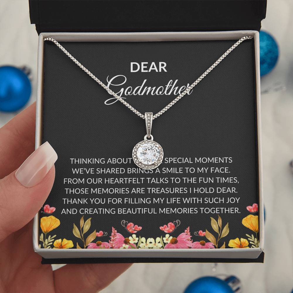 For My Dear Godmother, Eternal Hope Pendant | Godmother Necklace (Necklace Only)