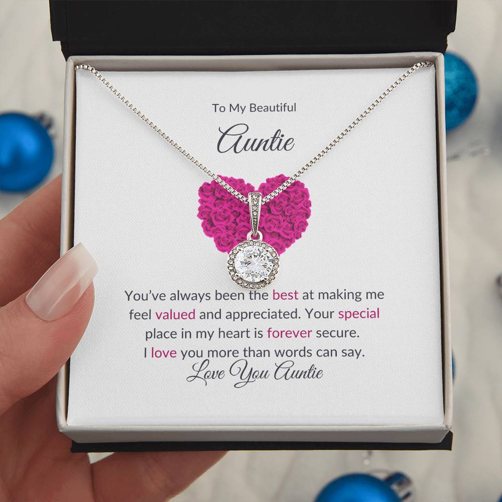 To My Aunt Eternal Hope Necklace | Special Jewelry Gift For Aunt - SOUVMOUR