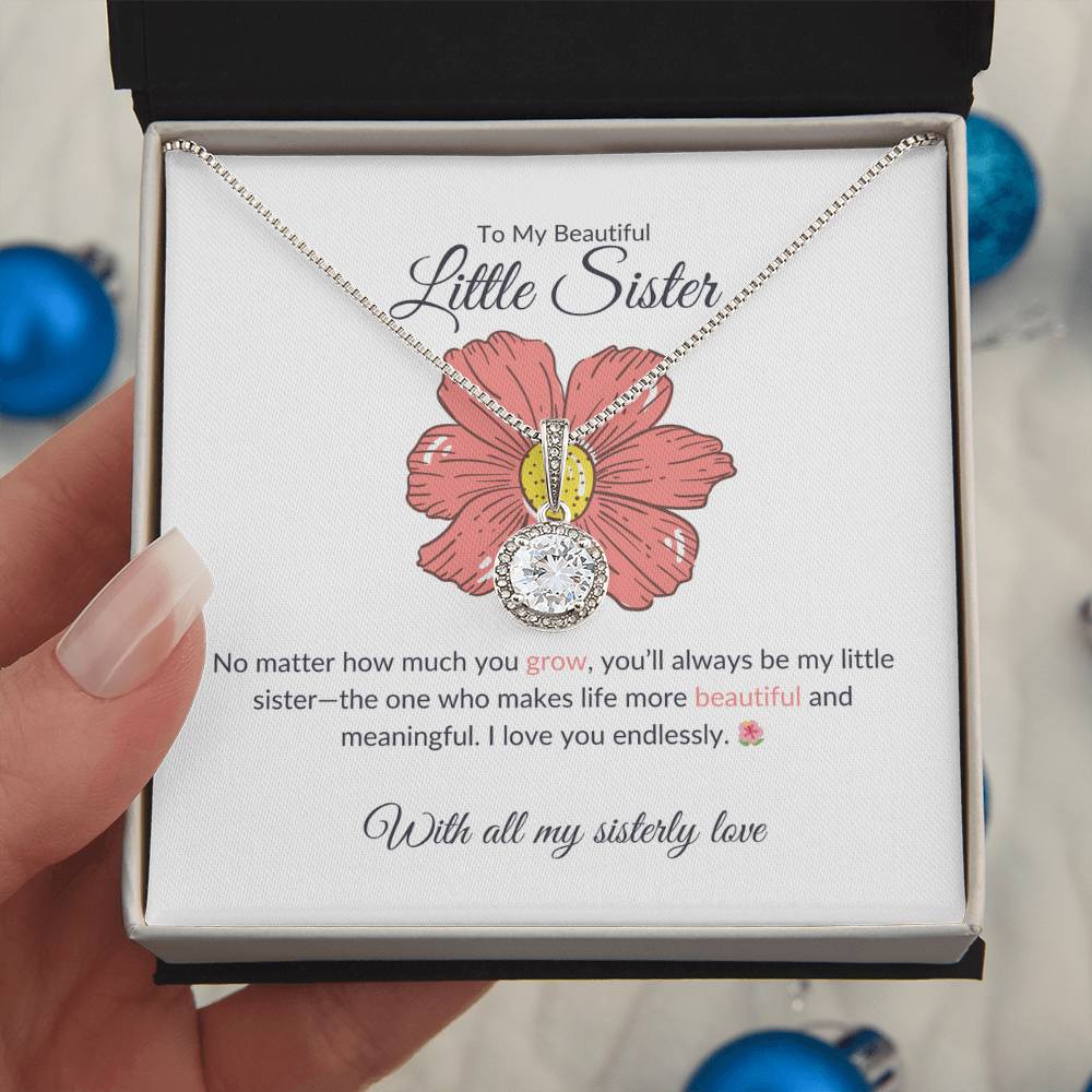 To My Gorgeous Little Sister – Eternal Hope Necklace | An Elegant Gift to Embrace Dreams