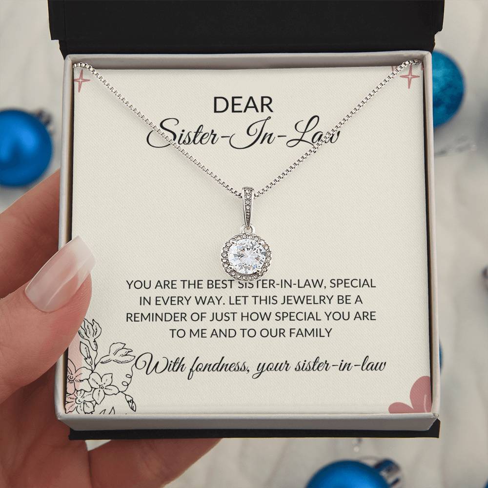 To My Dear Sister-in-law | Eternal Hope Necklace | Heartfelt Jewelry Gift For Sister-in-Law