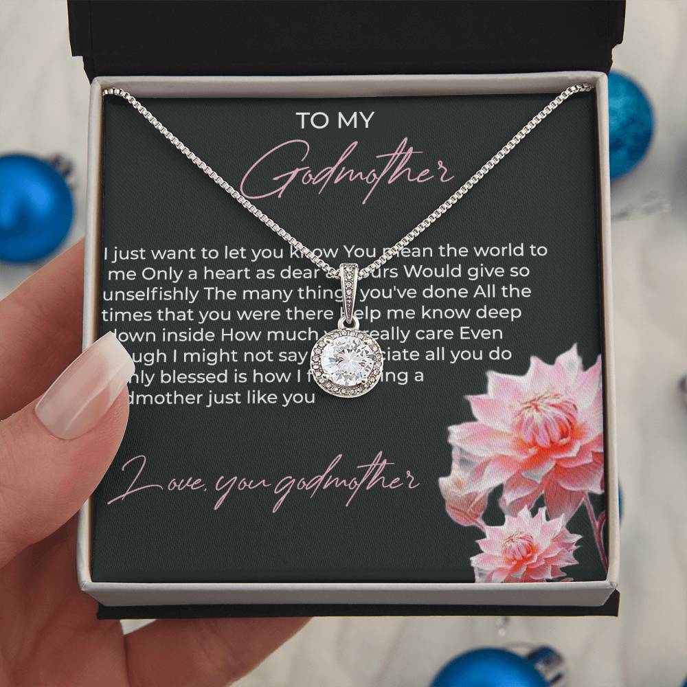 To My Godmother, Eternal Hope Pendant | Godmother Necklace (Necklace Only)