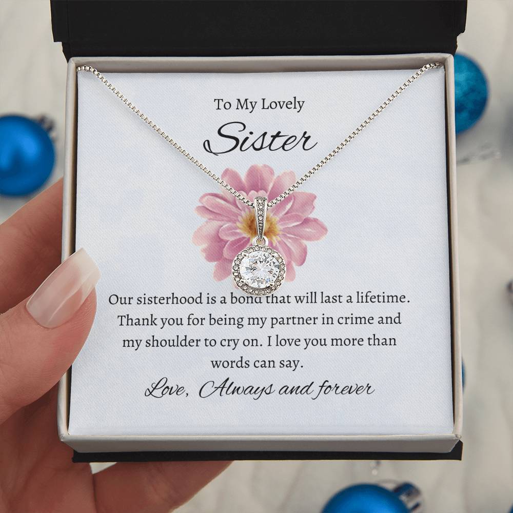 To My Beautiful Sister – Eternal Hope Necklace | A Timeless Gift For A Cherished Sister