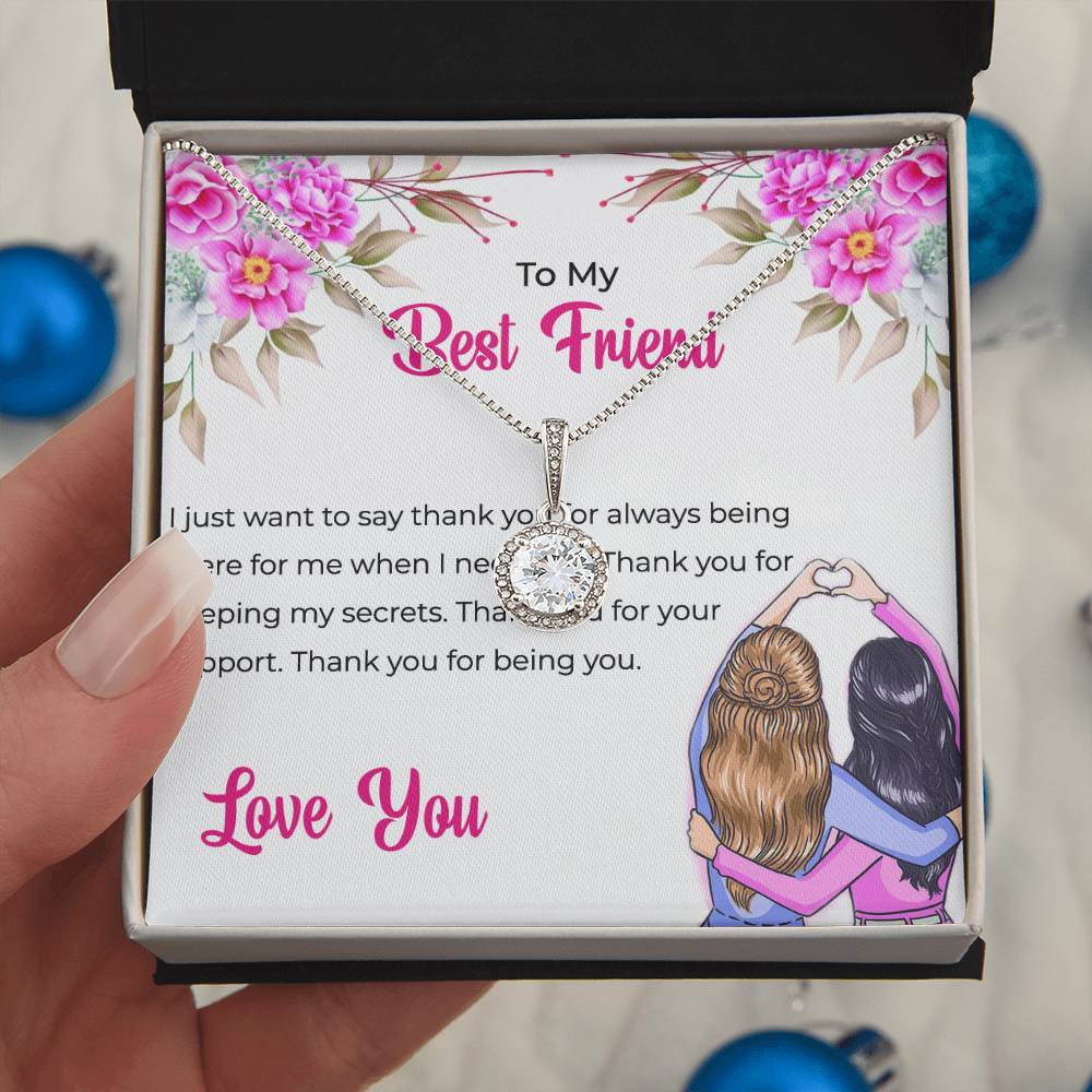 To My Lifetime Best Friend - Eternal Hope Necklace | Best Friend Friendship Gift