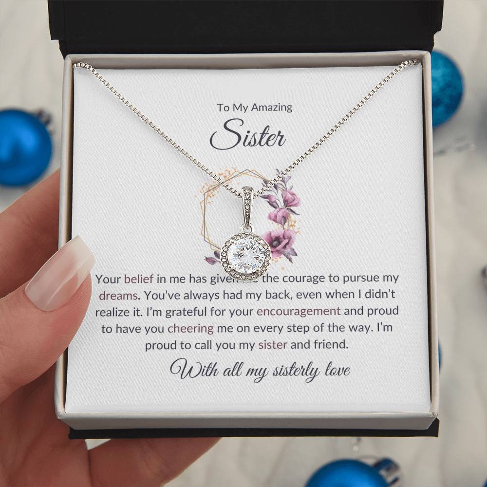 To My Remarkable Sister – Eternal Hope Necklace | A Stunning Gift to Honor The Best Sister Ever