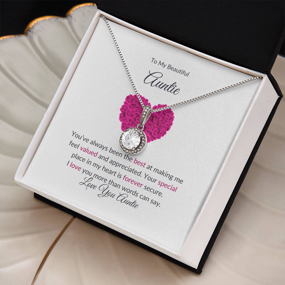 To My Aunt Eternal Hope Necklace | Special Jewelry Gift For Aunt - SOUVMOUR