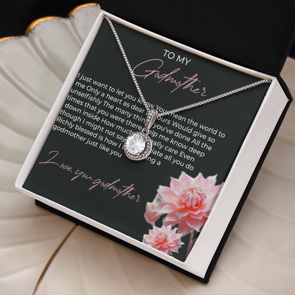 To My Godmother, Eternal Hope Pendant | Godmother Necklace (Necklace Only)