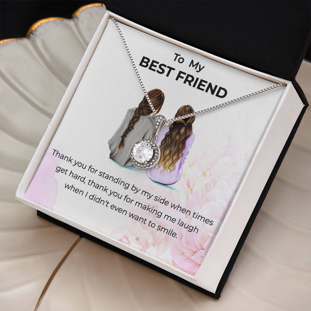 To My Bestie Thank You - Eternal Hope Necklace | Friendship Gift