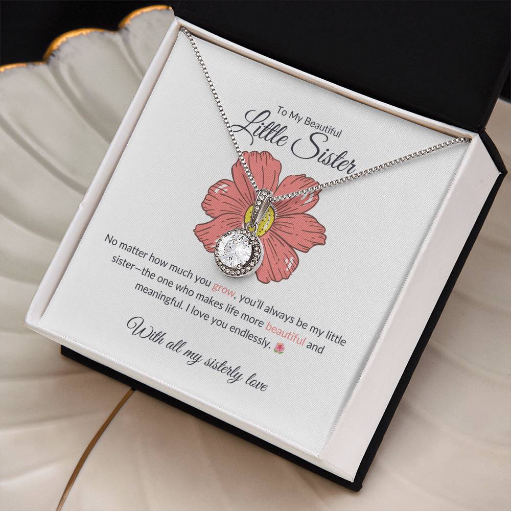 To My Gorgeous Little Sister – Eternal Hope Necklace | An Elegant Gift to Embrace Dreams