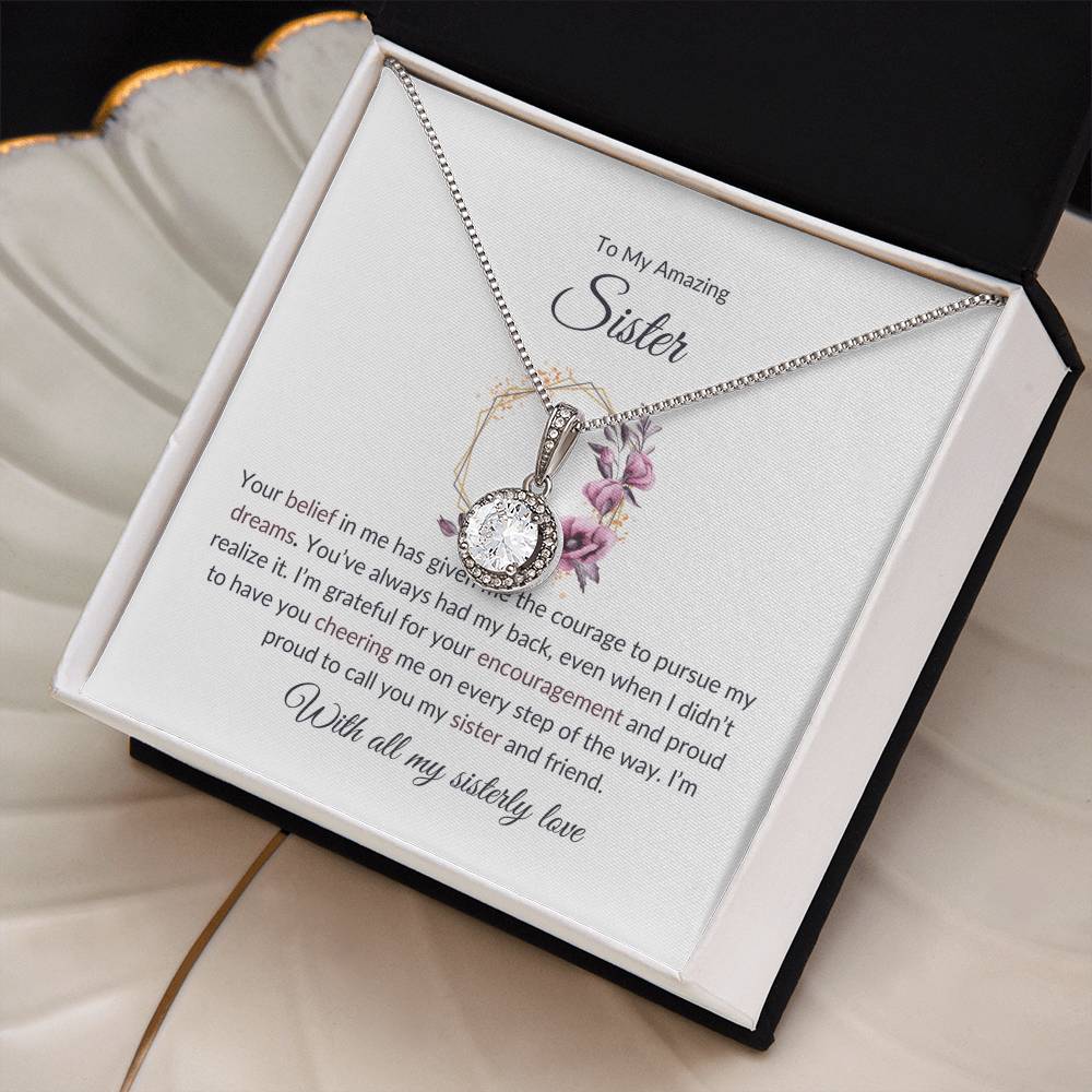 To My Remarkable Sister – Eternal Hope Necklace | A Stunning Gift to Honor The Best Sister Ever