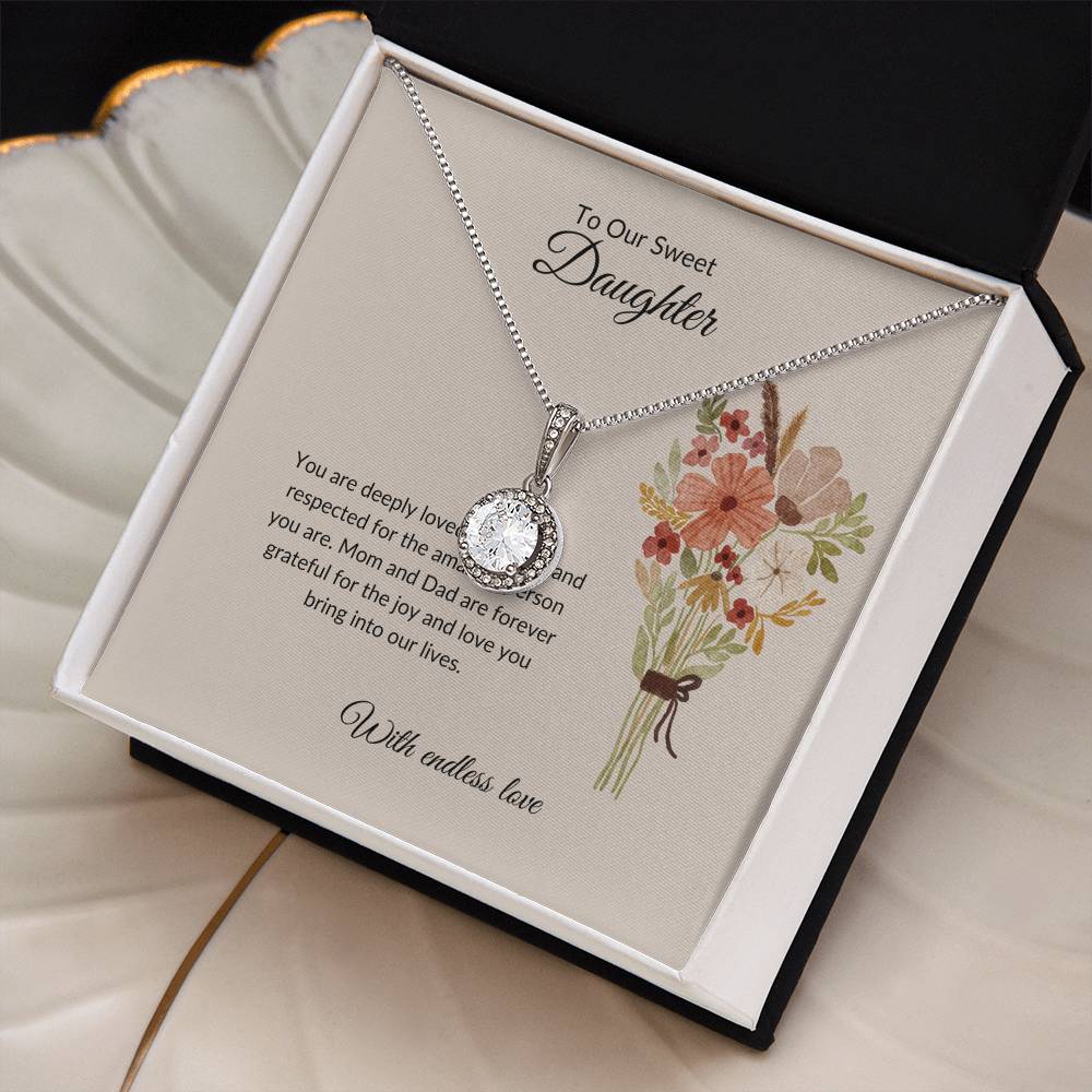 To My sweet Daughter - Eternal Hope Necklace | A Heartfelt Gift For Daughter