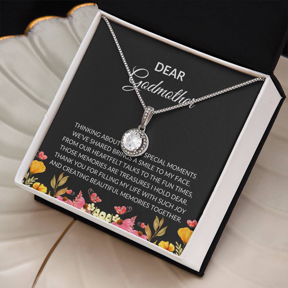 For My Dear Godmother, Eternal Hope Pendant | Godmother Necklace (Necklace Only)