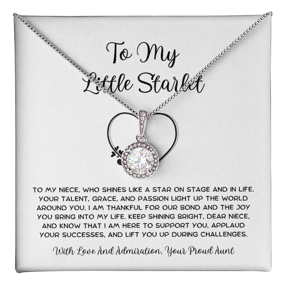To My Little Starlet - From Aunt to Niece Eternal Hope Necklace - SOUVMOUR