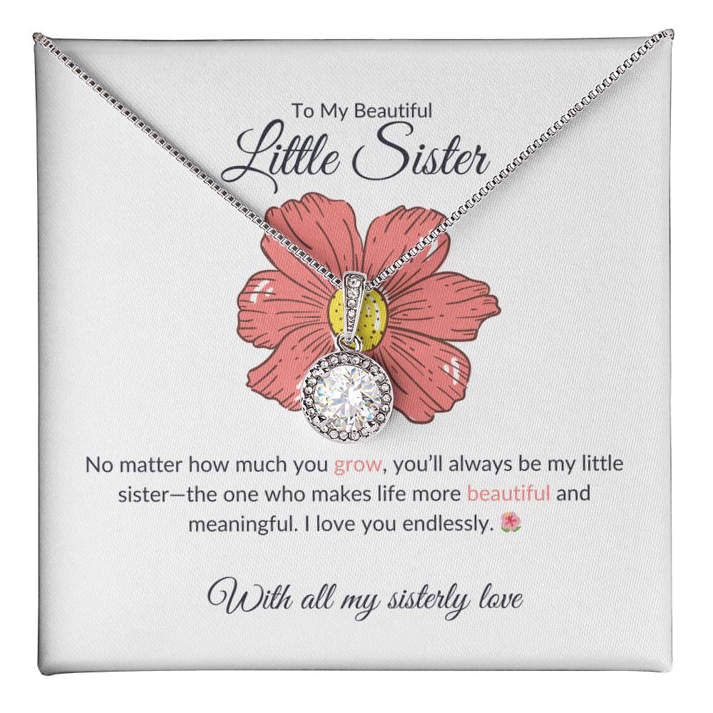 To My Gorgeous Little Sister – Eternal Hope Necklace | An Elegant Gift to Embrace Dreams