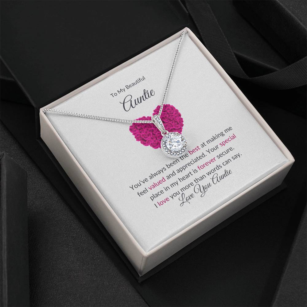 To My Aunt Eternal Hope Necklace | Special Jewelry Gift For Aunt - SOUVMOUR