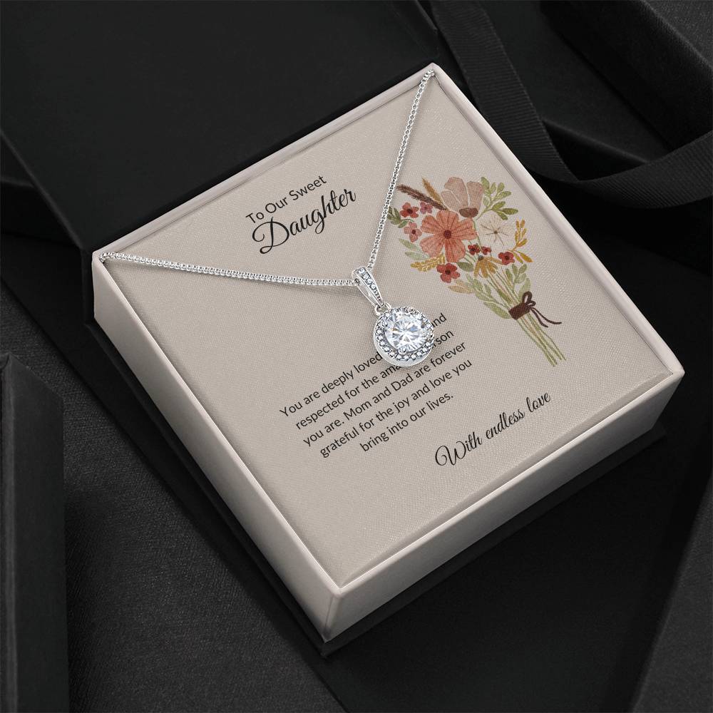 To My sweet Daughter - Eternal Hope Necklace | A Heartfelt Gift For Daughter