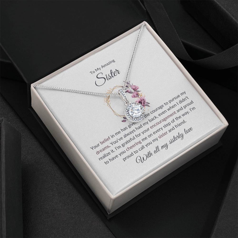 To My Remarkable Sister – Eternal Hope Necklace | A Stunning Gift to Honor The Best Sister Ever